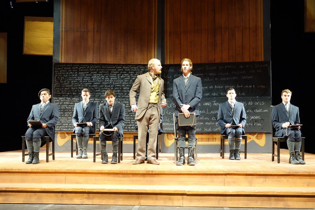 A scene from the musical Spring Awakening.