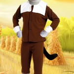 Wally the cat photoshopped into a pilgrims costume.